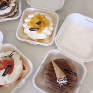 Restaurante chino suministro de cajas de comida rápida recipientes desechables para ensaladas con tapas