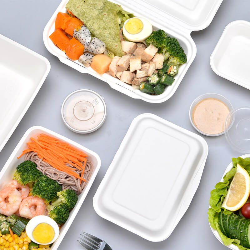 Restaurante chino suministro de cajas de comida rápida recipientes desechables  para ensaladas con tapas