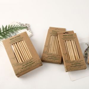 Botella de trigo biodegradable paja de bambú