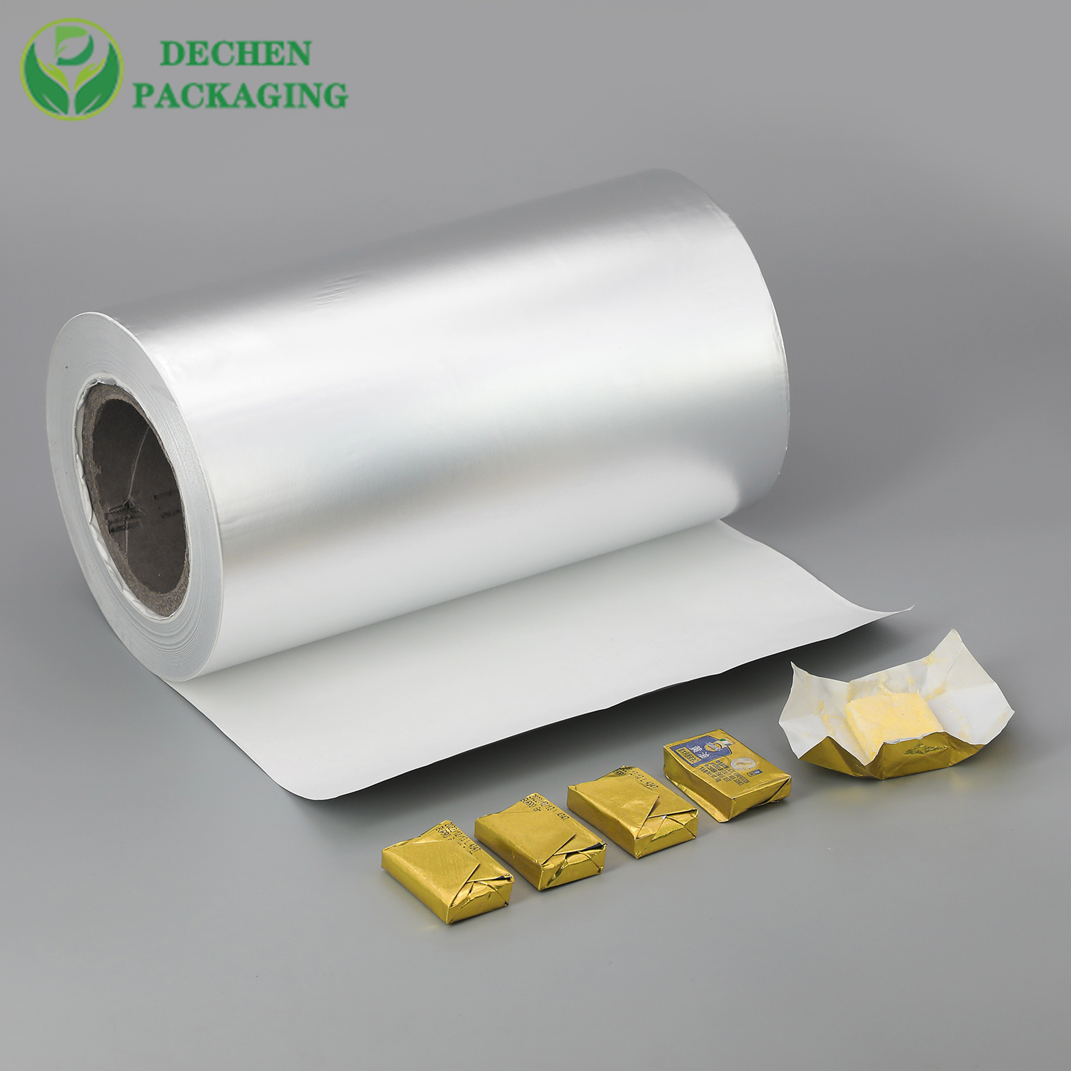 Rollo de papel laminado de aluminio recubierto de aluminio