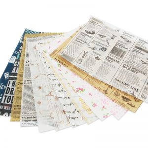 Papel Encerado Impreso Personalizado para Alimentos - Venta al por Mayor