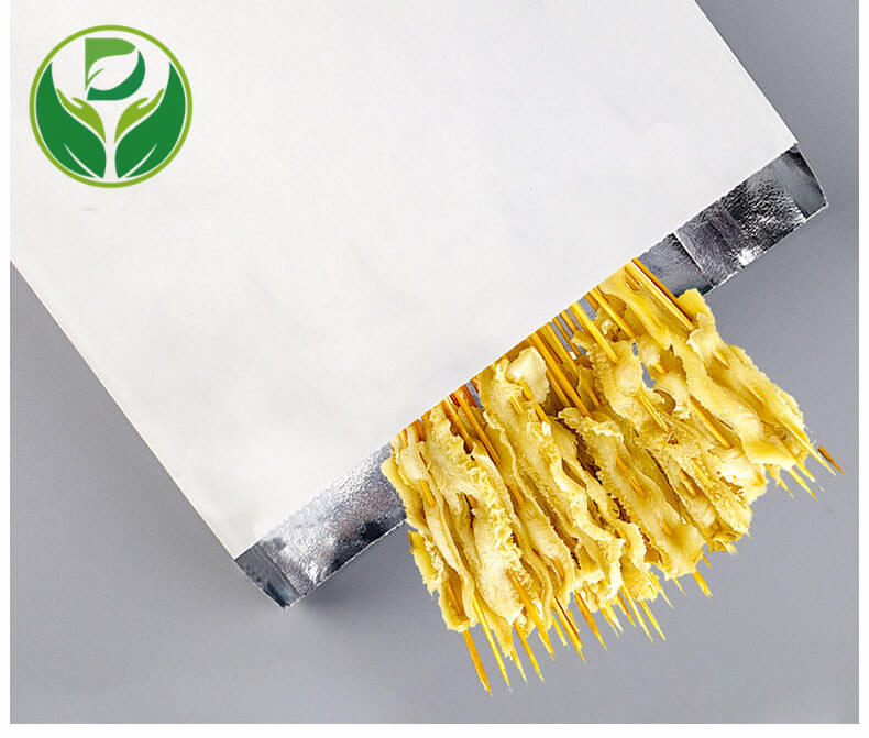 Bolsa Kraft plana Textura Papel Embalaje de papel Alimentos