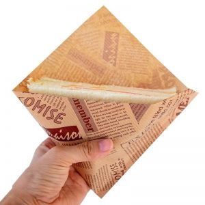 Bolsa de comida asada de pavo Impresión de bolsas de papel Kraft