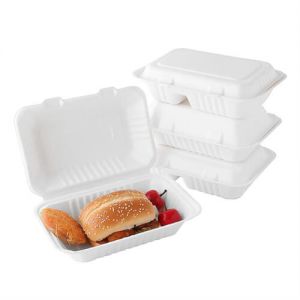 clamshell box primeware bagasse container bagasses 2 comp take out containers