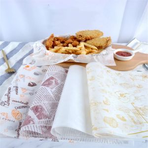 eco friendly food wrap waxed tissue paper brown packaging