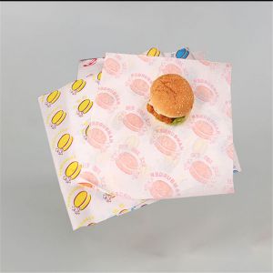 printable wax paper waxed food packaging wrapper