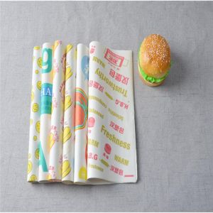 Burger Wrapping Paper Design Hamburger Wrappers Wrap Sandwich Packaging
