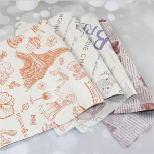 Envoltura de papel Cera coloreada para hojas de alimentos