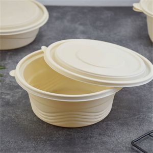 Noodles Bowl Tazones de degustación de sopa biodegradable