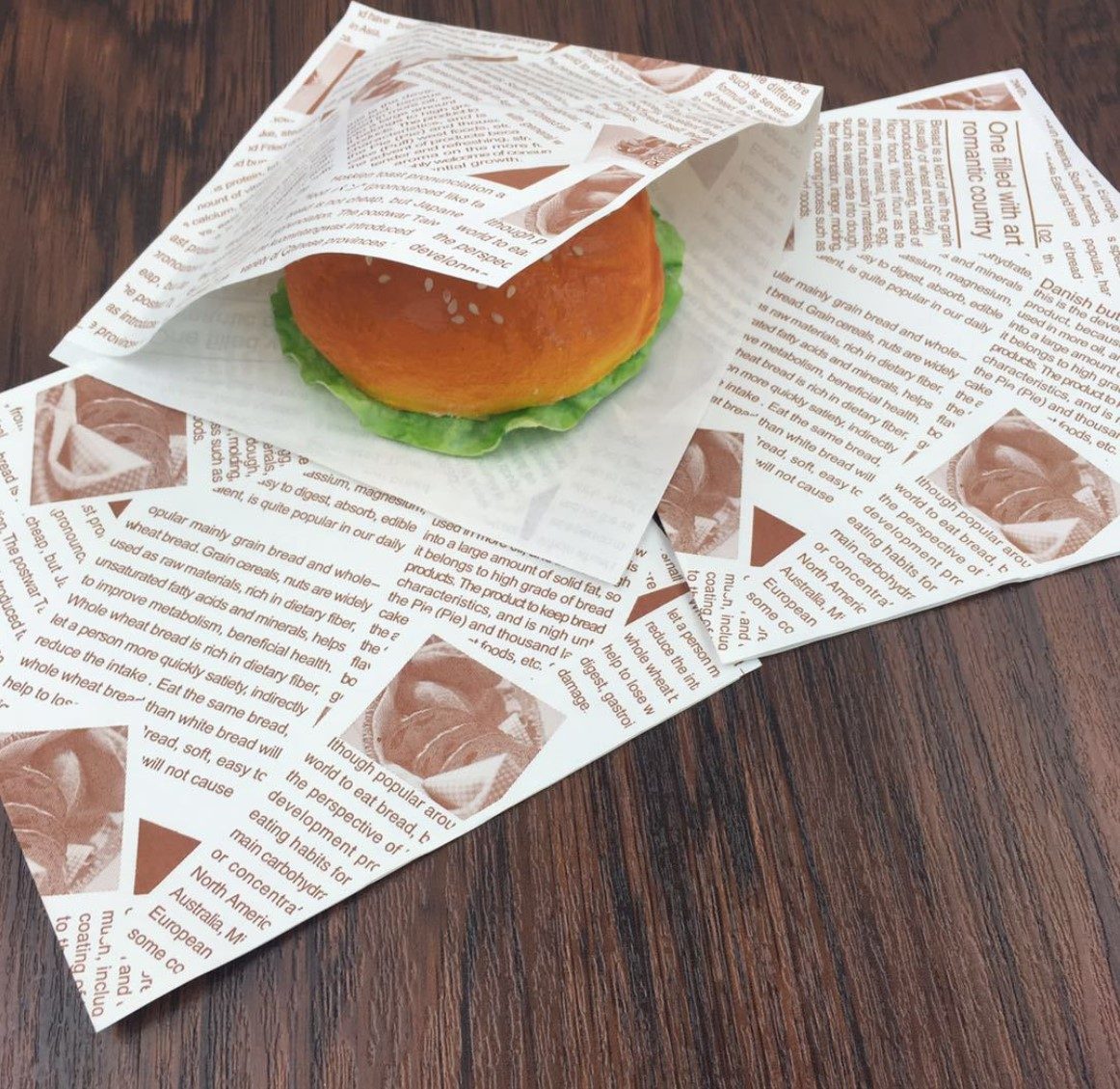 Cake Paper Bag Exportador Wax Lined Bags Sub Sandwich