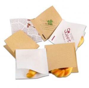 Bolsas de caramelos de papel Bolsa al por mayor Almuerzo Triángulo Sándwich Contenedor