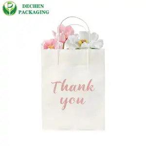 Bolsas de papel con asas para pequeñas empresas